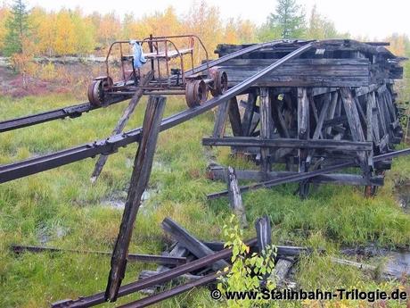 Ferrocarril Salejard-Igarka de la muerte de Stalin