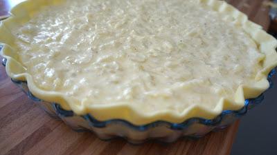 Tarta de cebolla y queso