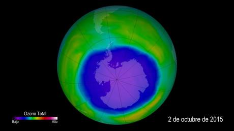 Agujero capa ozono, 2015
