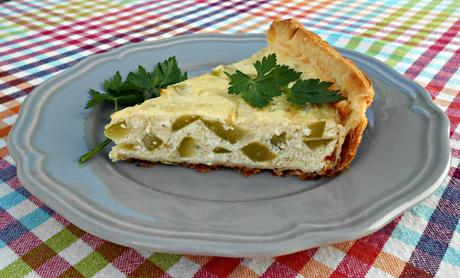 Receta de quiche de zucchini y puerro