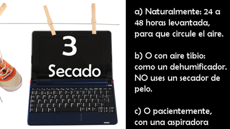 Qué hacer para que no se te estropee tu laptop cuando se moja laptop mojada