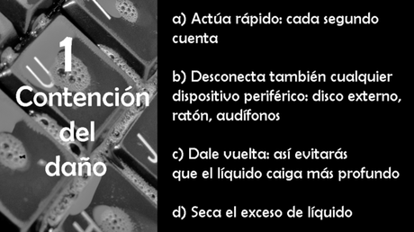 Qué hacer para que no se te estropee tu laptop cuando se moja Qué hacer para que no se te estropee tu laptop cuando se moja