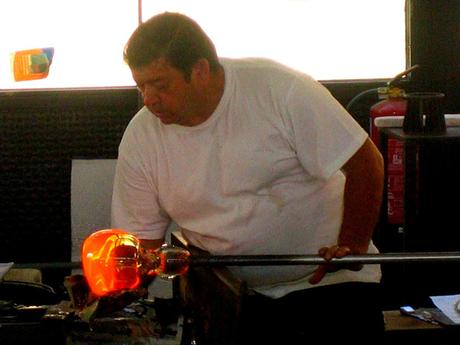 Elaboración artesanal de piezas de cristal Real Fábrica de Cristales de La Granja