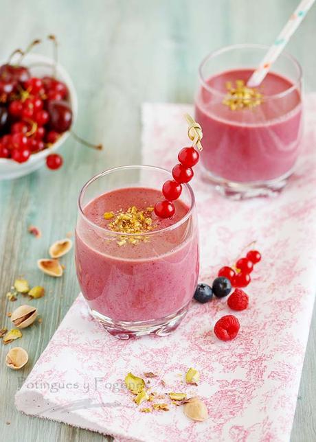 Lassi de frutos rojos de temporada