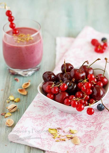 Lassi de frutos rojos de temporada