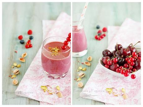 Lassi de frutos rojos de temporada