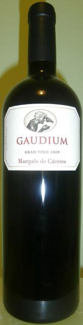 Gaudium Tinto Reserva 2009, Bodegas Marqués de Cáceres