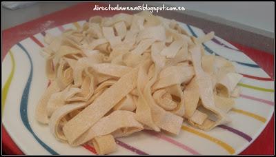 Pasta fresca: Fettuccine (sin máquina)