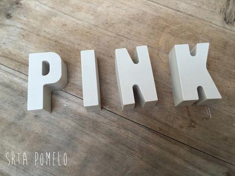 DIY: letras fluorescentes de escayola.