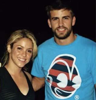 Shakira y Gerard Piqué juntos