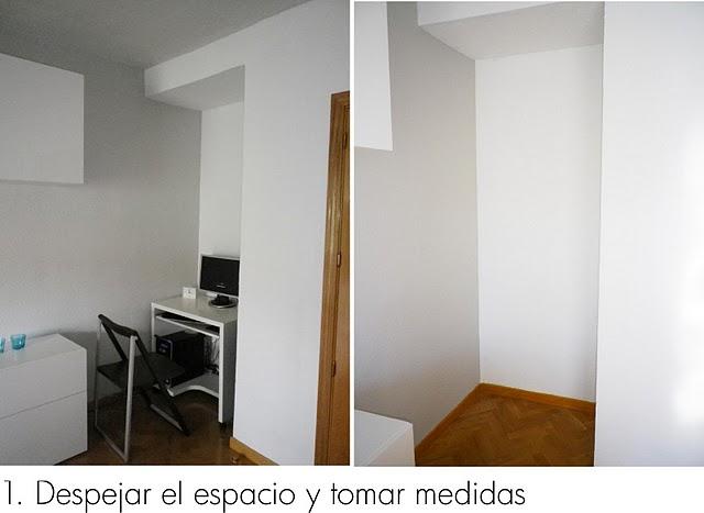 Nuestro espacio de trabajo: Cómo cortamos las baldas lack de ikea