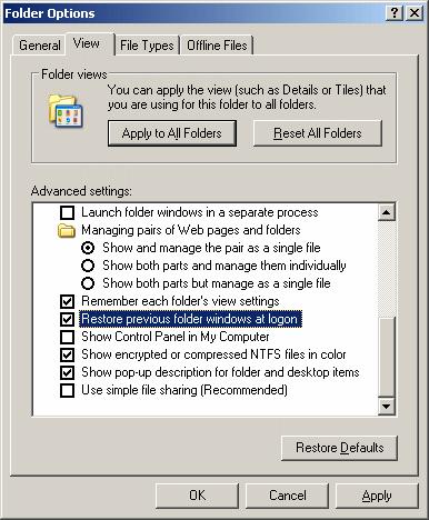 restaurar-carpetas-inicio-windows-1 Como restaurar Carpetas que tenias abiertas de Windows Explorer cuando reinicies