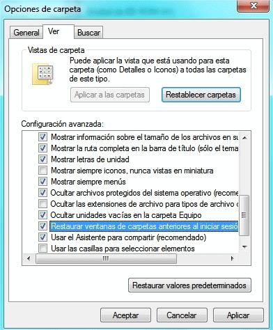 restaurar-carpetas-inicio-windows-2 Como restaurar Carpetas que tenias abiertas de Windows Explorer cuando reinicies