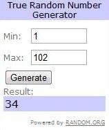 GANADOR/A DEL PRIMER SORTEO! GANADOR/A DEL PRIMER SORTEO!