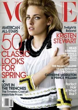 Kristen Stewart, portada de Vogue Kristen Stewart, portada de Vogue
