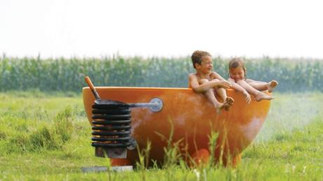 Bañera de hidromasaje exterior para toda la familia de diseño holandés Bañera de hidromasaje exterior para toda la familia de diseño holandés