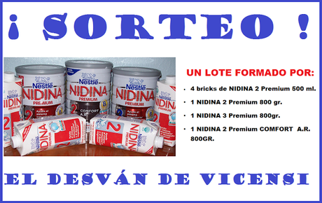 Sorteo de un lote de NIDINA PREMIUM Sorteo de un lote de NIDINA PREMIUM