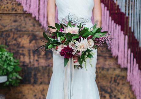 Inspiración de Boda. Flecos y Flores.