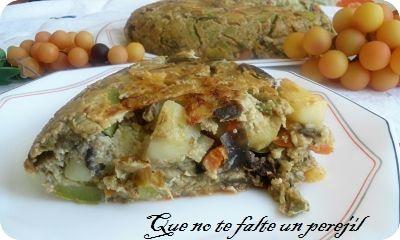 Tortilla con Morcilla hortalizas_tortilla