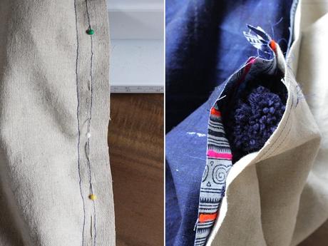 DIY: COJINES PERSONALIZADOS CON ESTAMPADO Y POMPONES DIY: COJINES PERSONALIZADOS CON ESTAMPADO Y POMPONES