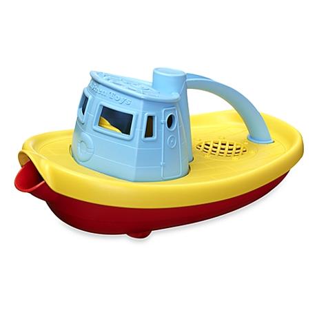 8 juguetes de playa para divertirse este verano barco-remolcador-green-toys
