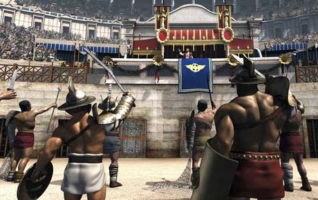 Aclamar al emperador romano en los juegos Aclamar al emperador romano en los juegos