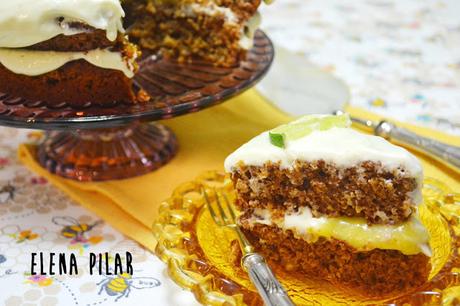 Tarta de melaza, jengibre y lima Tarta de melaza, jengibre y lima