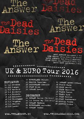 El Doble Cartel de este Invierno: The Dead Daisies + The Answer