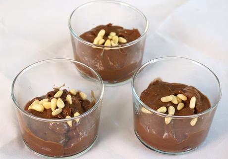 Mousse de chocolate funcional Sin grasas Sin azúcar Sin lácteos GF