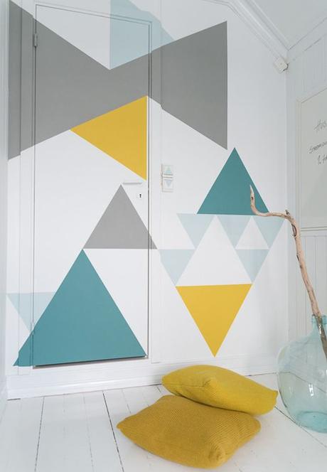 Ideas para pintar las paredes con figuras geométricas