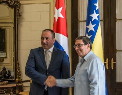 Cuba y Bosnia expresan voluntad de ampliar nexos en varios ámbitos