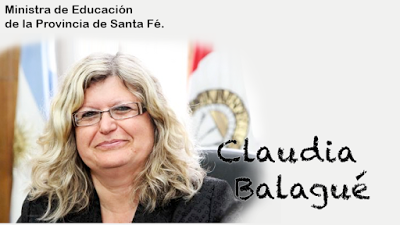 Claudia Balagué, desarrollar nuevas culturas de trabajo en el aula. Ministra de Educación de Santa Fé