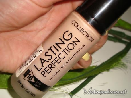 Lasting Perfection de Collection Makeup, un fondo de maquillaje low cost de calidad.