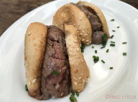 Tantarantana mini hamburguesa Tantarantana Bao y boca