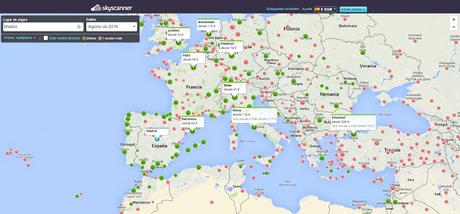 Busca y Compara Vuelos Baratos con SkyScanner