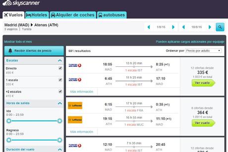 Busca y Compara Vuelos Baratos con SkyScanner