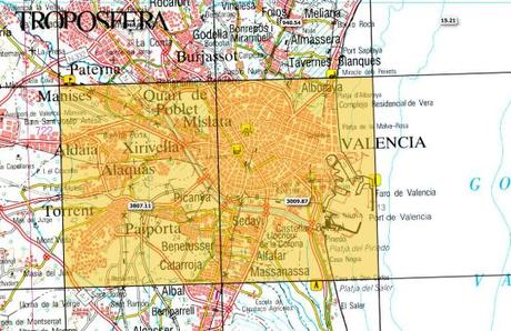 España: Mapa de emisiones de NOx de Tráfico (Inventario EMEP 2013)