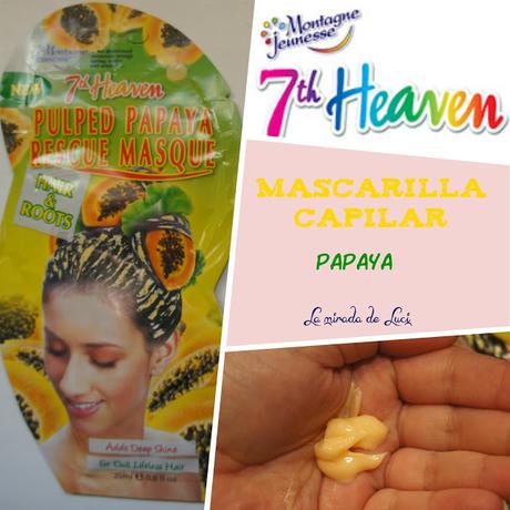 7th HEAVEN, mascarilla capilar de papaya.