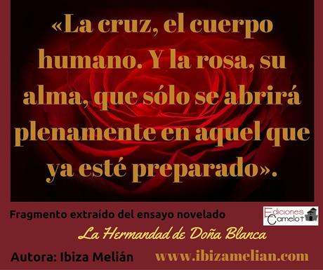 Frase sobre la rosa y la cruz Frase sobre la cruz y la rosa