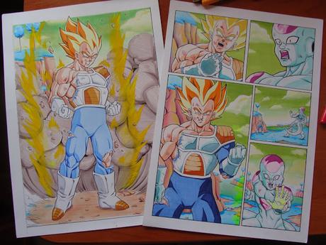 Micro-Comic de Dragon Ball Z en Copic en la Trastienda de Moreno (ya subiré más páginas)