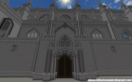 Réplica Minecraft: Catedral de Astorga, León, España.