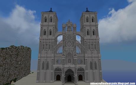 Réplica Minecraft: Catedral de Astorga, León, España.