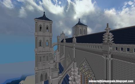 Réplica Minecraft: Catedral de Astorga, León, España.