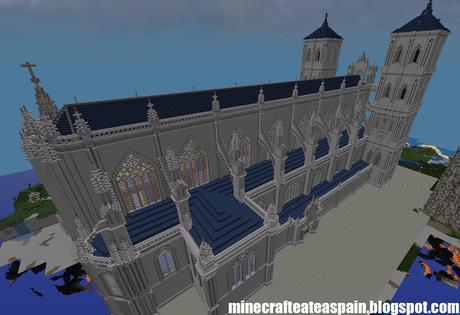 Réplica Minecraft: Catedral de Astorga, León, España.