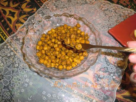 Garbanzos especiados con curry de aperitivo