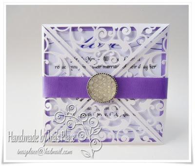 Invitación Bodas - Swirly Flourish Style - Lilac.