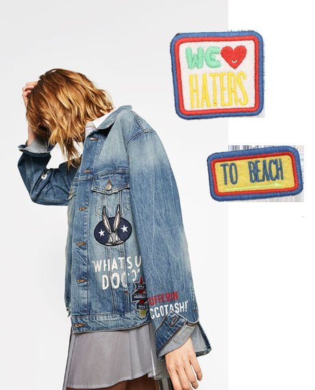 Tendencias en denim, cazadora personalizada con parches