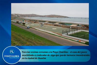 JOVEN APARECE ACUCHILLADO EN PLAYA CHORRILLOS…