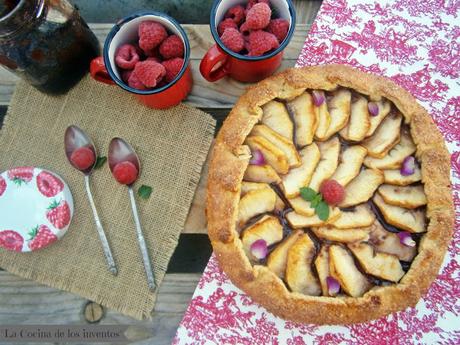 Galette de Manzana y Mermelada de Frambuesa