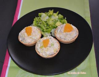 Tartaletas de puré de merluza Tartaletas de puré de merluza